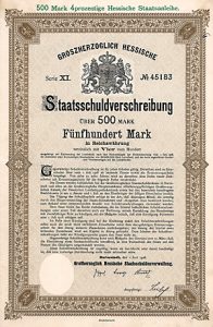 Grossherzogtum Hessen, 1908