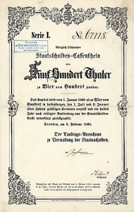 Königlich Sächsische Staatsschulden-Casse, 1868