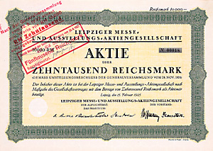 Leipziger Messe- und Ausstellungs-AG, 1925