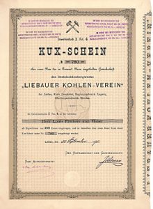 Liebauer Kohlen-Verein, 1875