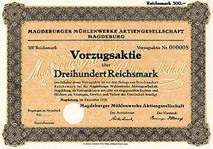 Magdeburger Mühlenwerke AG, 1928