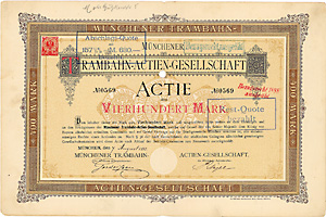 Münchener Trambahn-AG, 1882