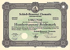 Schloß-Brauerei Chemnitz AG, 1943