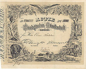Zoologische Gesellschaft in Hamburg, 1864