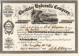 Chestatee Hydraulic Co., 1861