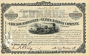 Chicago, Milwaukee & St. Paul Railway, 1881