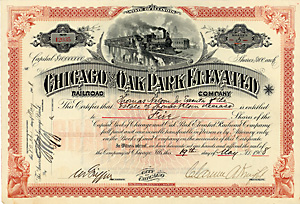 Chicago & Oak Park Elevated Railroad, 1908