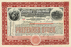 Chicago & Oak Park Elevated Railway, 1904
