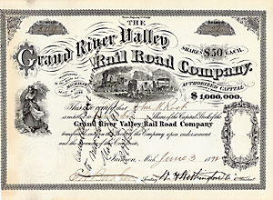 Grand River Valley Railroad, 1892