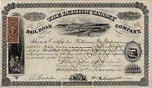 Lehigh Valley Railroad, 1866