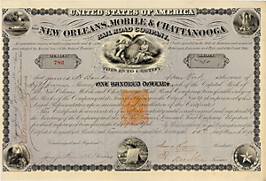 New Orleans, Mobile & Chattanooga Railroad, 1871