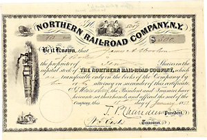 Northern Railroad, 1853