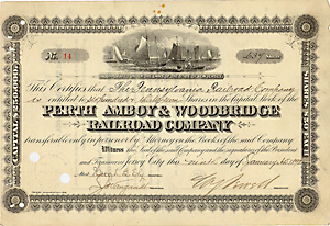 Perth Amboy & Woodbridge Railroad, 1892