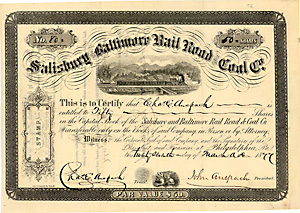 Salisbury & Baltimore Railroad & Coal Co., 1871