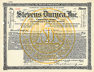 Stevens Duryea, Inc., 1920