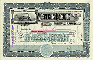 Western Pacific Railway, 1910