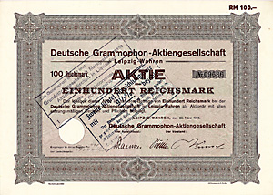 Deutsche Grammophon-AG, 1935
