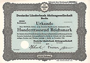 Deutsche Länderbank AG, 1942