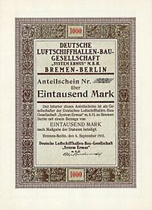 Deutsche Luftschiffhallen-Bau-Gesellschaft “System Ermus” mbH, 1913