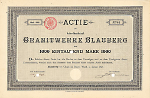 AG Granitwerke Blauberg