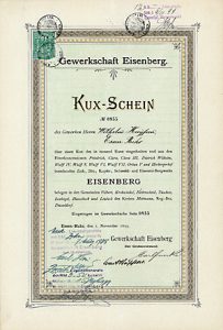  Gewerkschaft Eisenberg, 1899